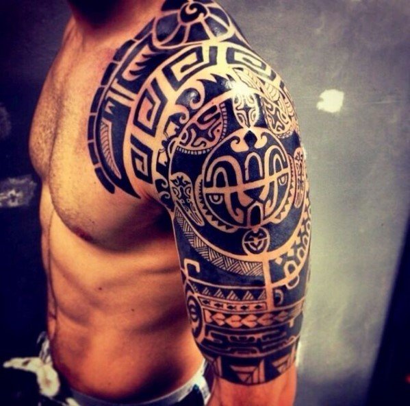 tribal-shoulder-tattoos-for-men
