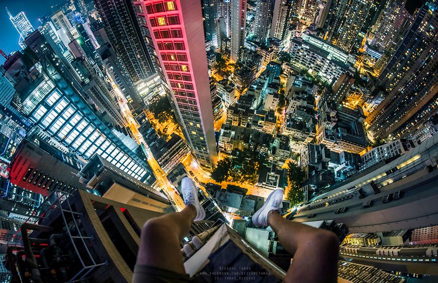 A Photographer Climbed Risky Spots In Hong Kong - What He Captured Will ...